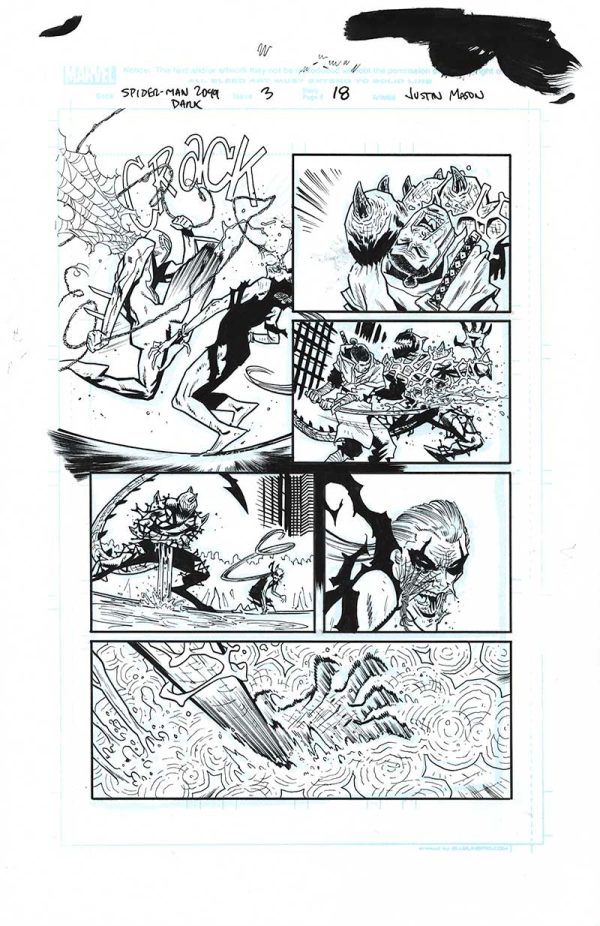 Spider-Man 2099 Dark Genesis Issue 3 Page 18 by Justin Mason