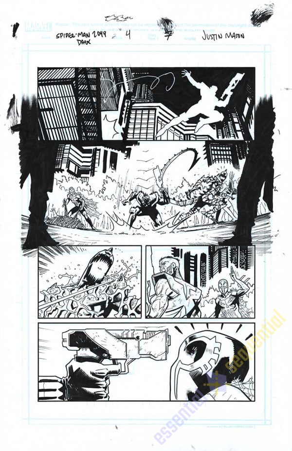 Spider-Man 2099 Dark Genesis Issue 4 Page 07 by Justin Mason