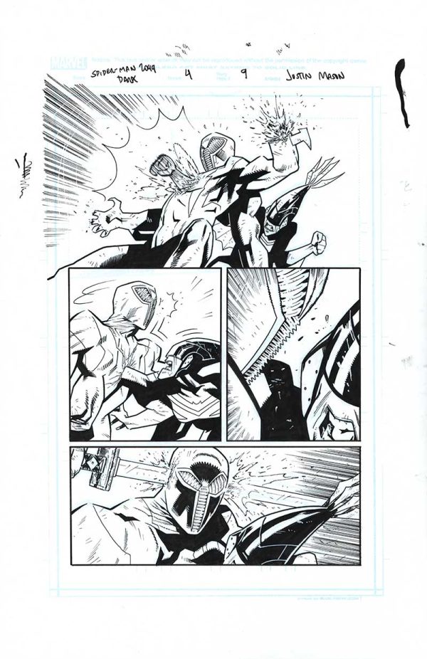 Spider-Man 2099 Dark Genesis Issue 4 Page 09 by Justin Mason