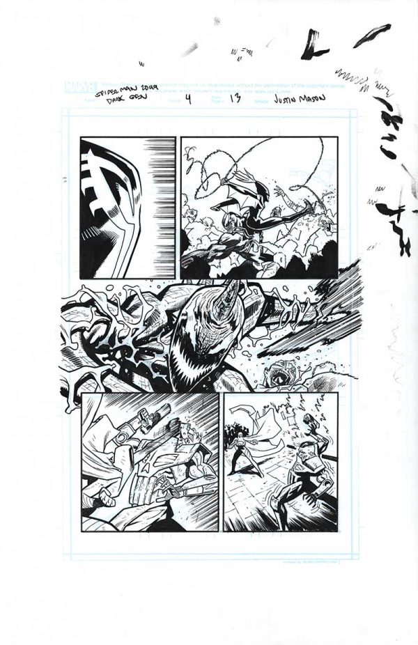 Spider-Man 2099 Dark Genesis Issue 4 Page 13 by Justin Mason