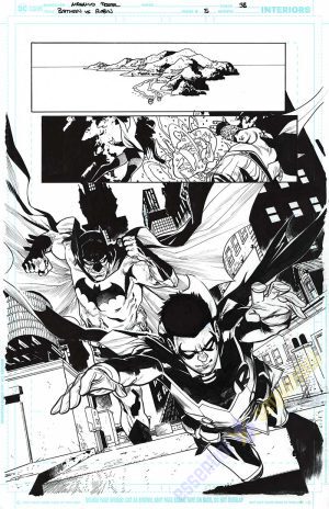 Batman vs. Robin #5 Page 38 by Mahmud Asrar