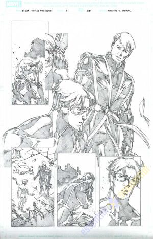 Siege: Young Avengers Issue #1 Page 16 by Mahmud Asrar