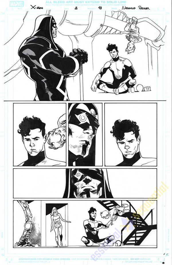 X-Men #8 Page 19 by Mahmud Asrar