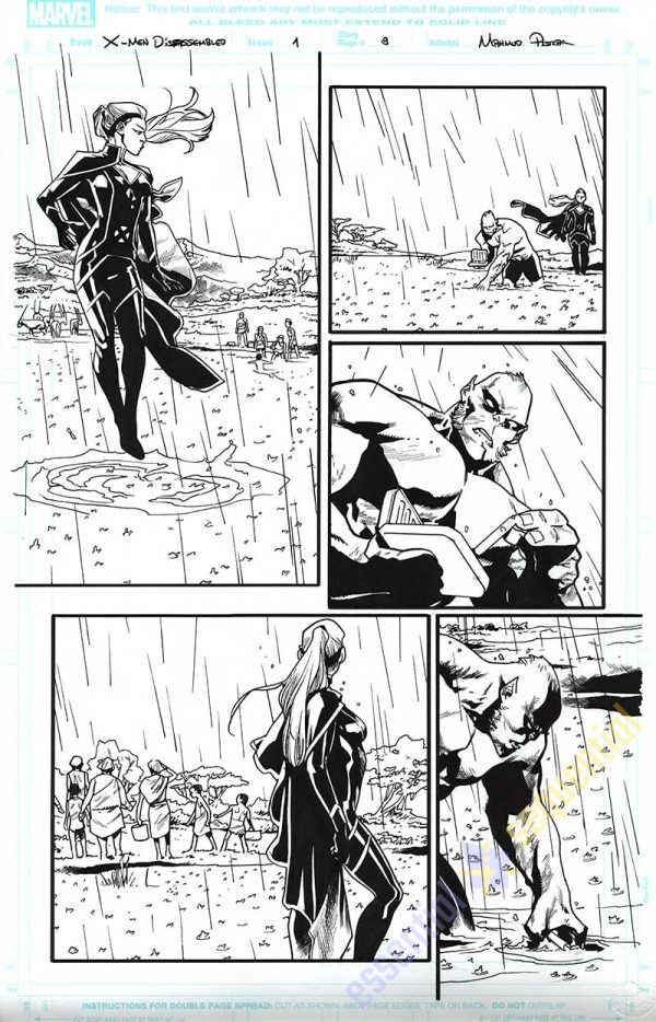 X-Men Disassembled Issue #1 Page 9 by Mahmud Asrar