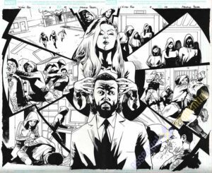 X-Men RED #2 Page 12 and 13 by Mahmud Asrar