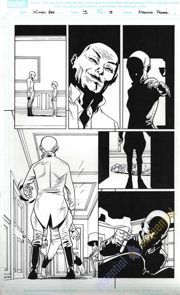 X-Men RED #3 Page 03 by Mahmud Asrar