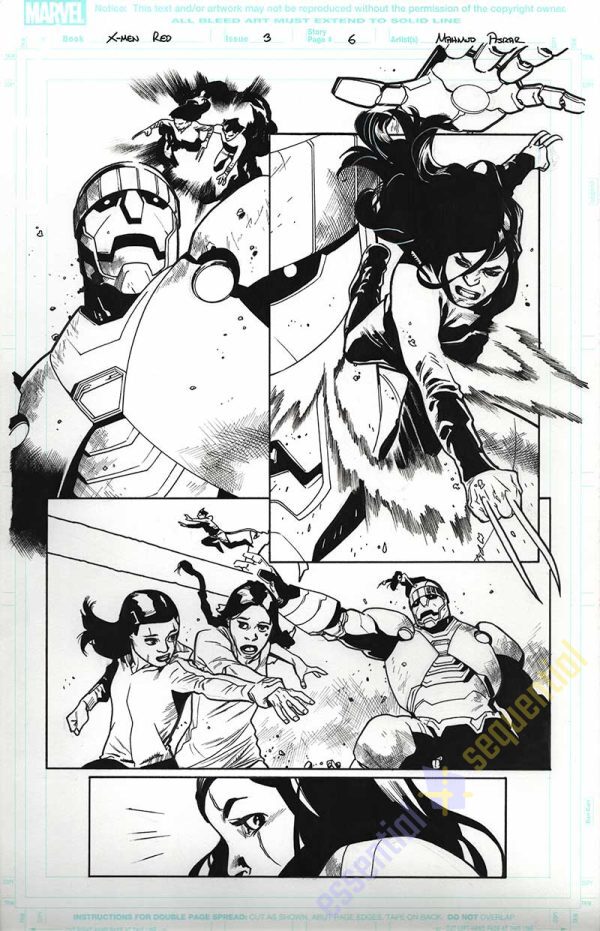 X-Men RED #3 Page 06 by Mahmud Asrar