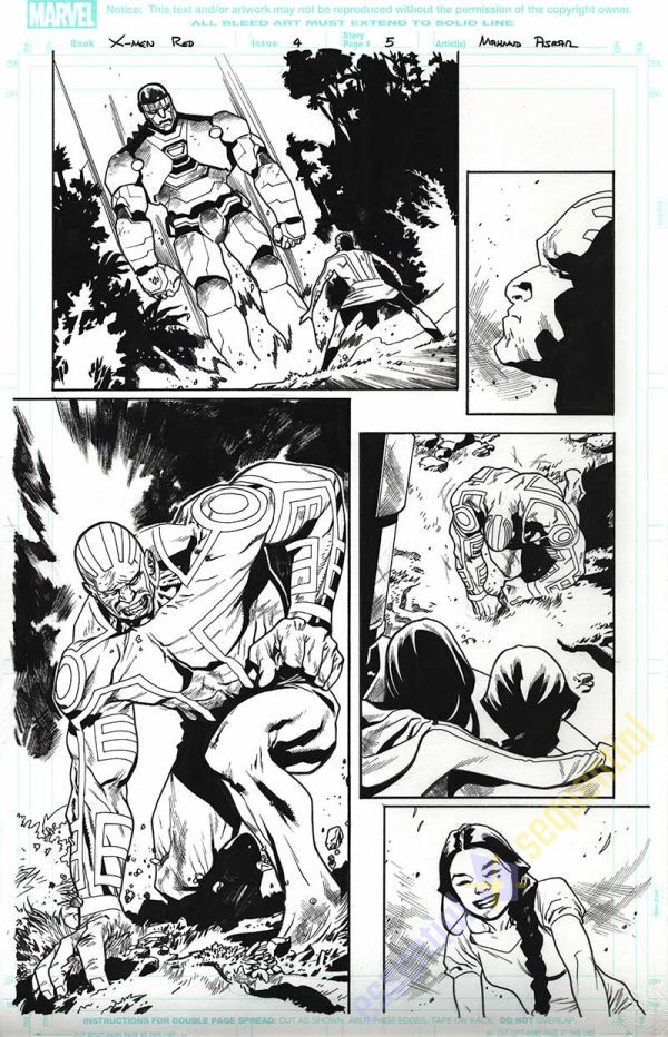 X-Men RED #4 Page 05 by Mahmud Asrar