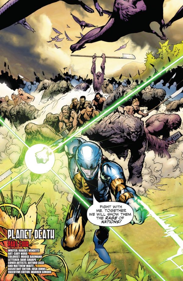 X-O Manowar #14 p.02 by Cary Nord - Image 2