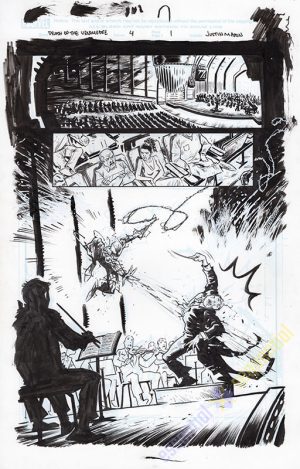 Death of the Venomverse #4 Page 1 by Justin Mason