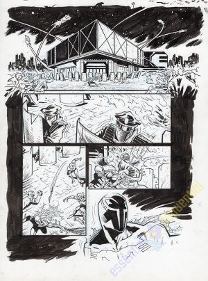 Spider-Man 2099: Dark Genesis #5 Page 9 by Justin Mason