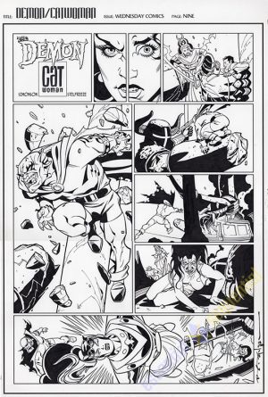 The Demon/Catwoman: Wednesdays Comics p.09 by Brian Stelfreeze