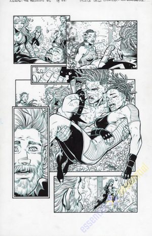 Aquaman: The Becoming #6 p.22 by Wade von Grawbadger