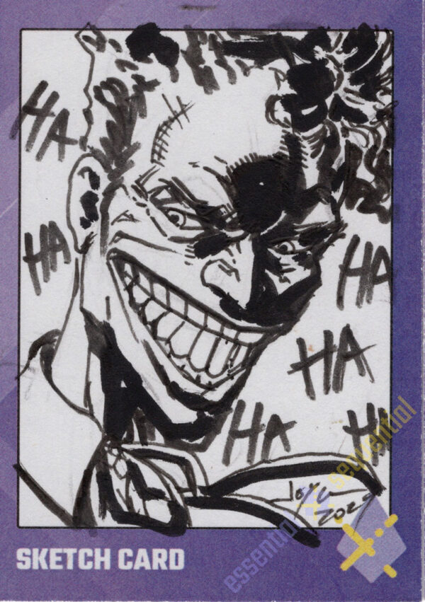 Joker Sketch Card by Joyce Chin