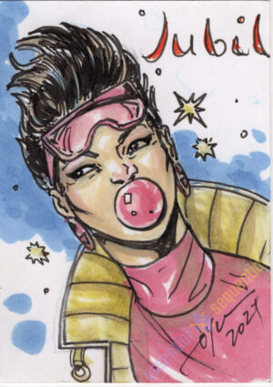 Jubilee Sketch Card by Joyce Chin