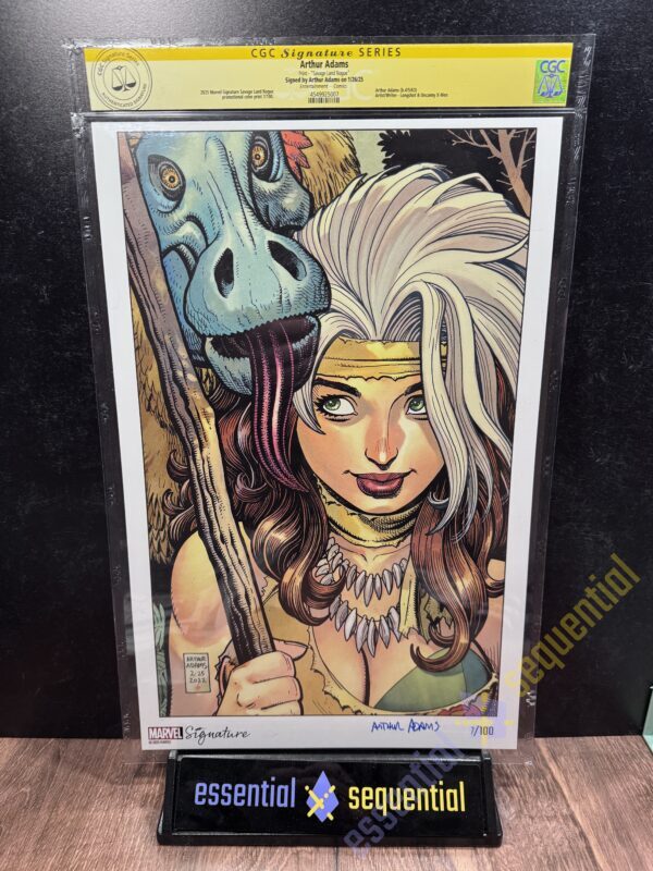 Savage Land Rogue Le Print (Cgc) by Arthur Adams - Image 2