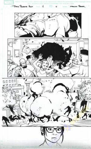 Totally Awesome Hulk #11 Page 3 by Mahmud Asrar