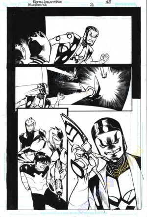 Blue Beetle Issue #24 Page 18 by Rafael Albuquerque