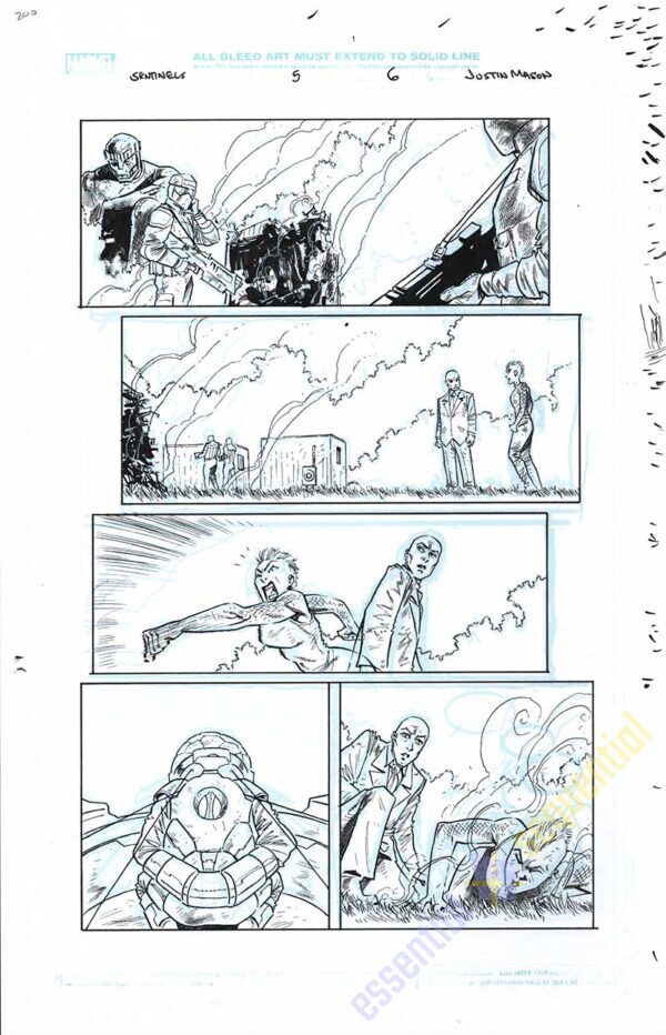 Sentinels #5 Page 06 by Justin Mason