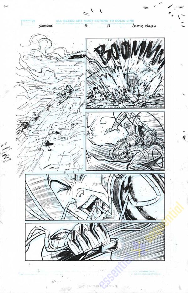 Sentinels #5 Page 14 by Justin Mason