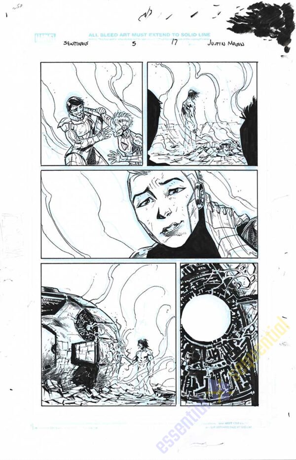 Sentinels #5 Page 17 by Justin Mason