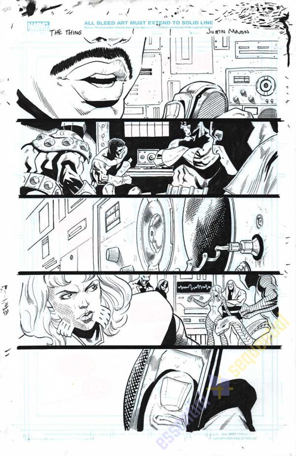The Thing #1 Page 01 by Justin Mason