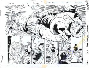 The Thing #1 Page 14 and 15 by Justin Mason