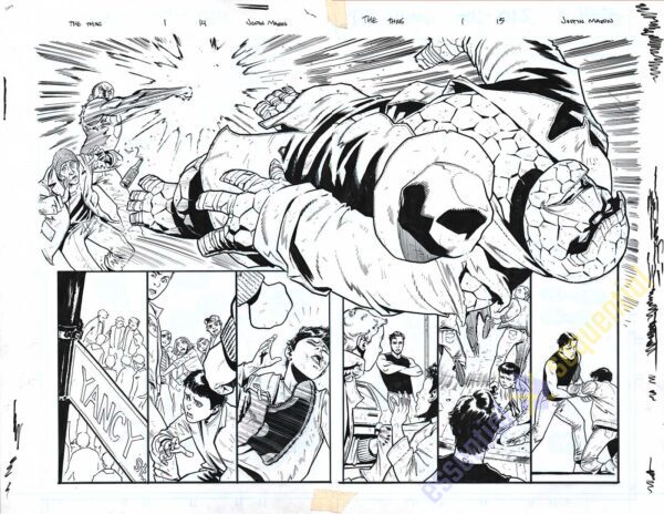 The Thing #1 Page 14 and 15 by Justin Mason
