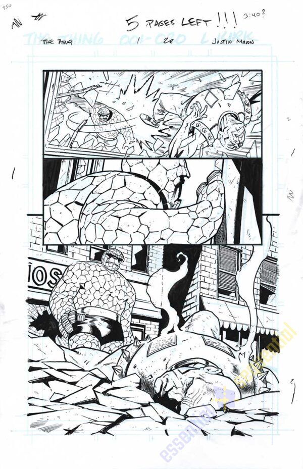 The Thing #1 Page 20 by Justin Mason