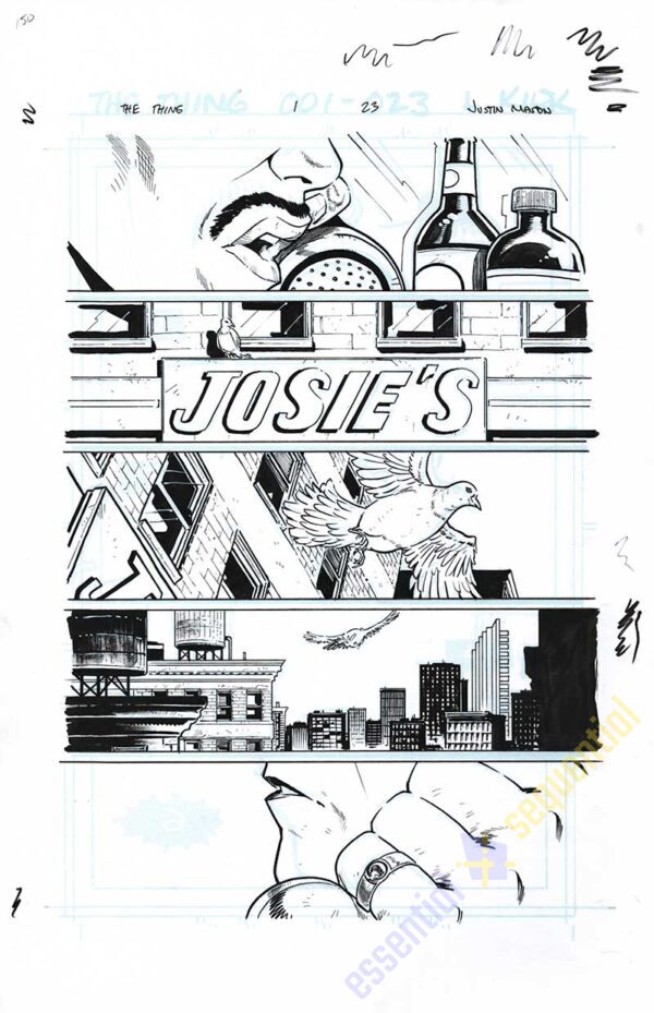 The Thing #1 Page 23 by Justin Mason