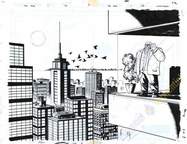 The Thing #1 Page 24 and 25 by Justin Mason