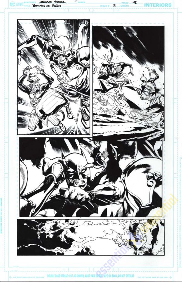 Batman vs. Robin #5 Page 12 by Mahmud Asrar
