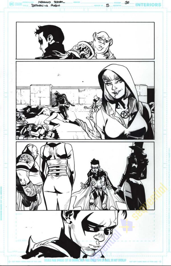 Batman vs. Robin #5 Page 30 by Mahmud Asrar