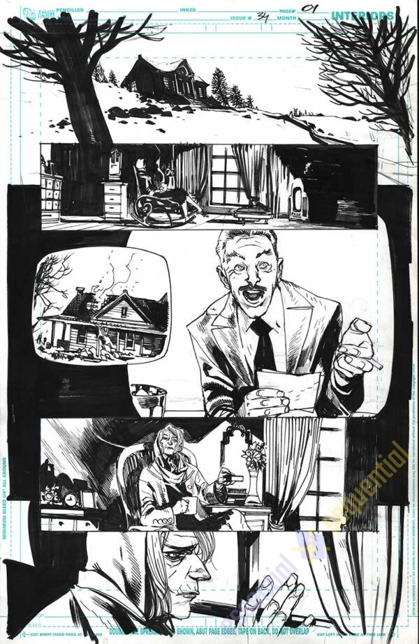 American Vampire Issue 34 Page 01 by Rafael Albuquerque
