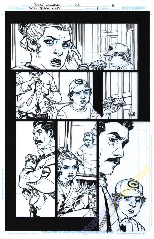 Black Mask: Year of the Villain Page 3 by Cully Hamner